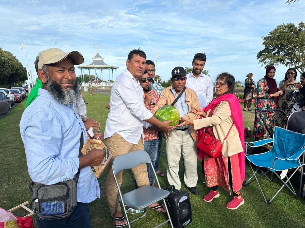 Friends at the Annual Picnic