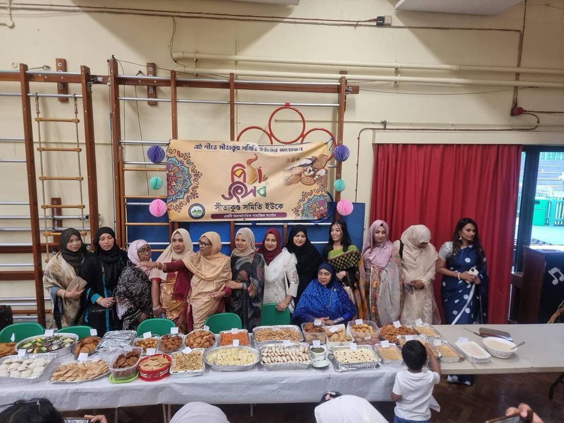 Pitha Utshob — the pitha table